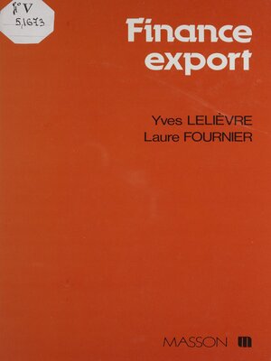 cover image of Finance export